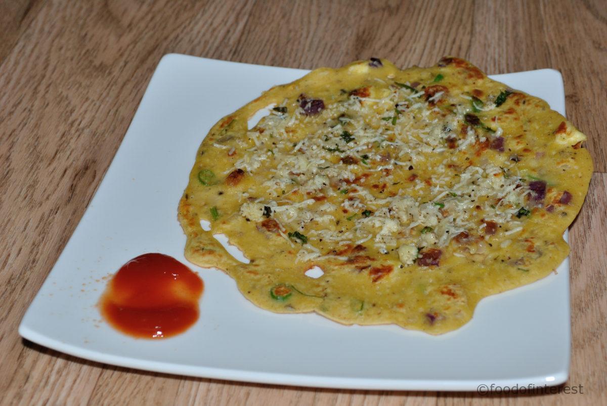 Make this delicious Besan Cheese Cheela in the evening snack