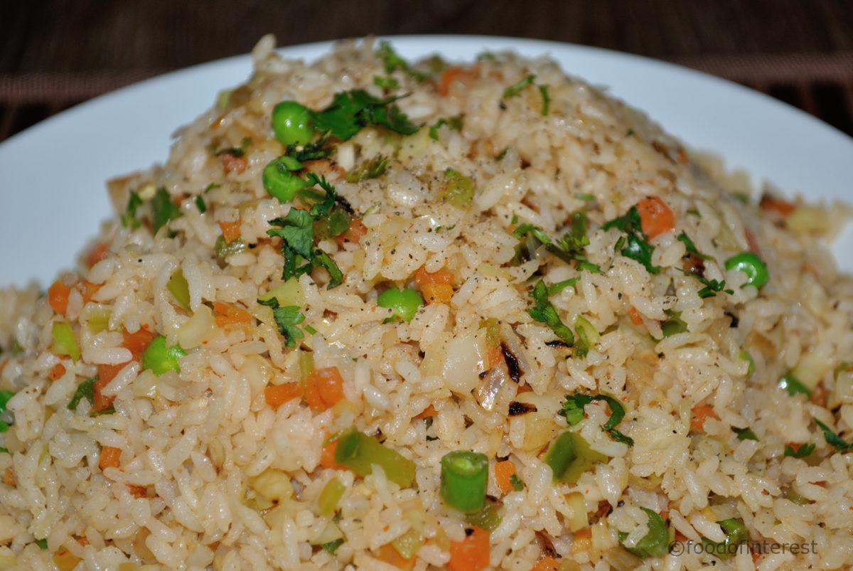 Veg Fried Rice | Fried Rice | Indo Chinese Recipes - Food Of Interest