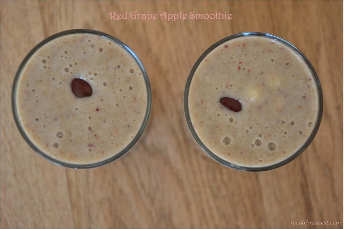 Red Grape Apple Smoothie