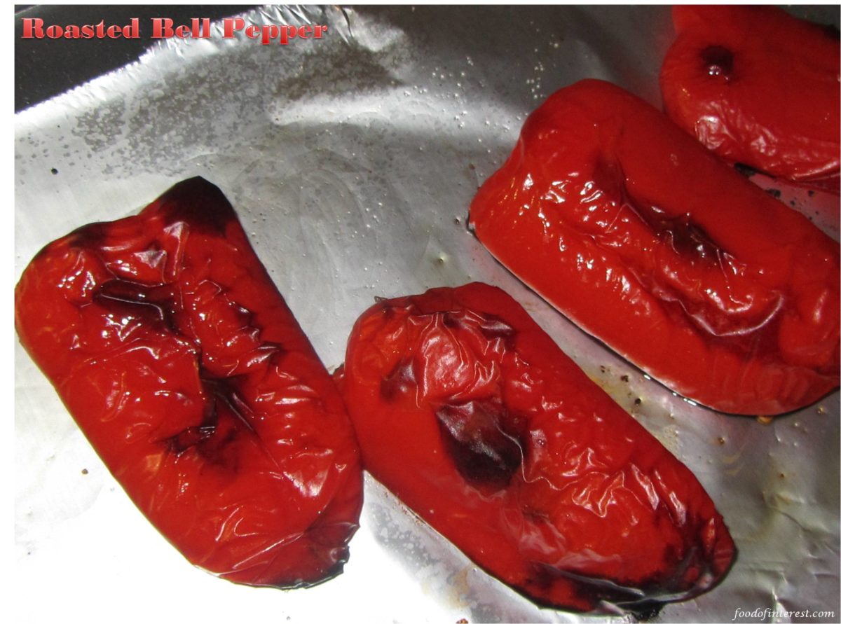 How to roast a bell pepper | Roasted bell pepper or capsicum