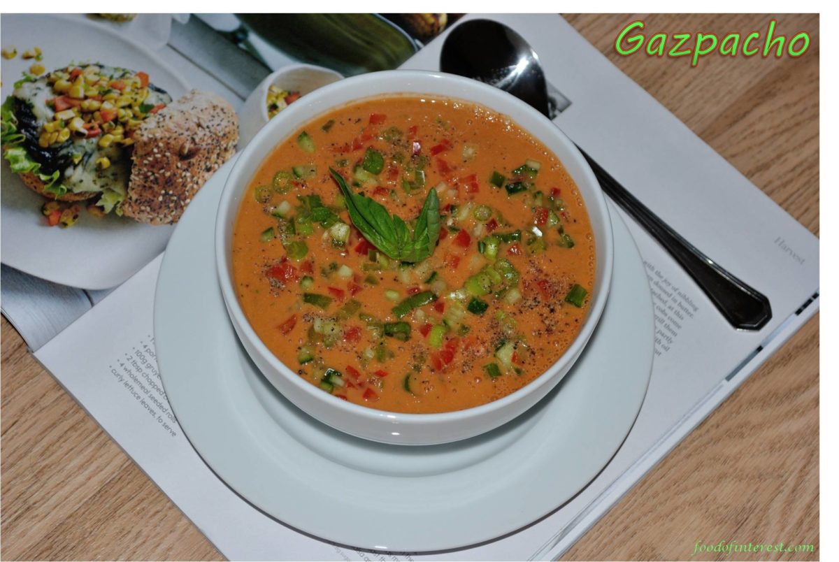 Gazpacho – Spanish Mixed Vegetable Cold Soup