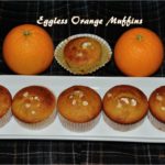 Eggless whole wheat orange muffins