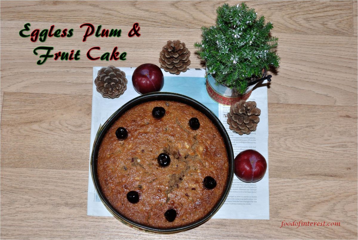Eggless Plum Cake | Eggless Plum and Fruits Cake | Eggless Cake Recipes