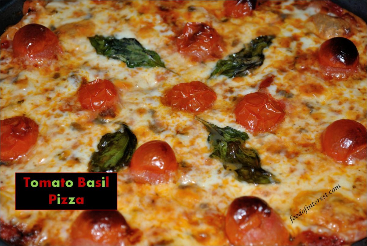 Tomato Basil Pizza | Pizza Recipes | How to make tomato basil pizza?