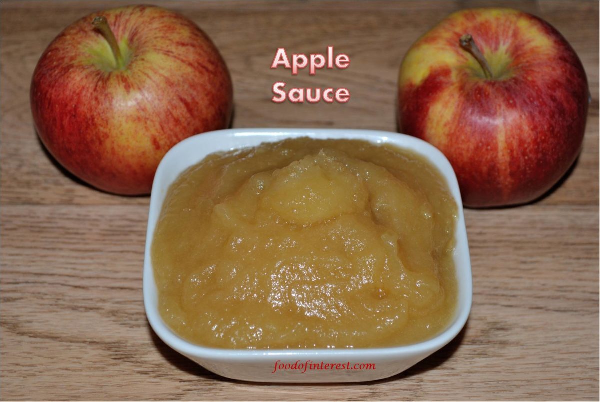 Homemade Apple Sauce | How to make apple sauce?