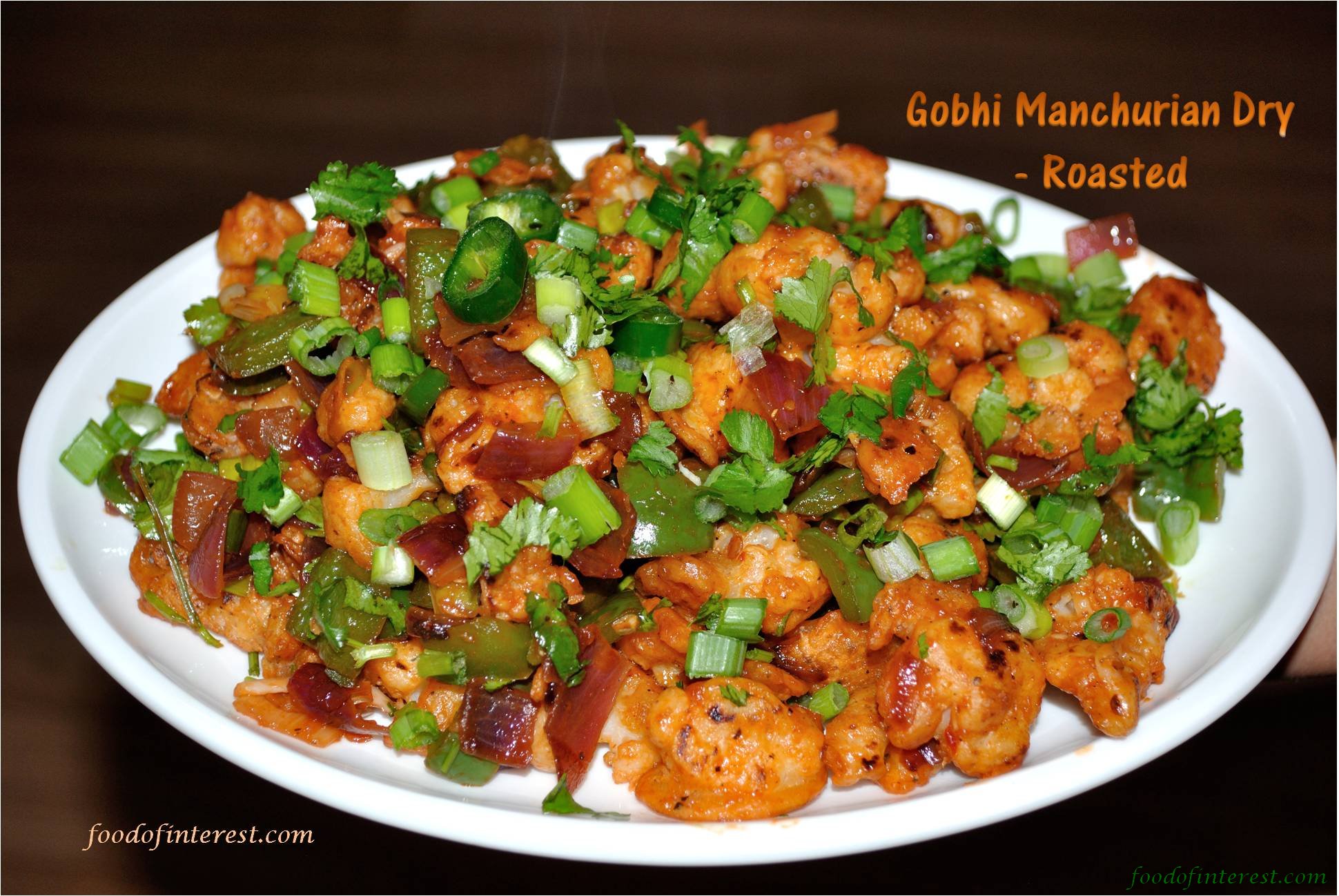 roasted gobhi manchurian dry