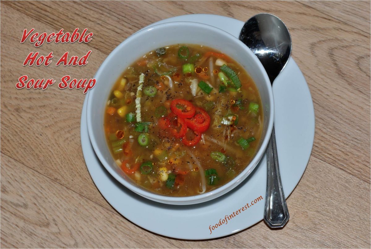 vegetable hot and sour soup