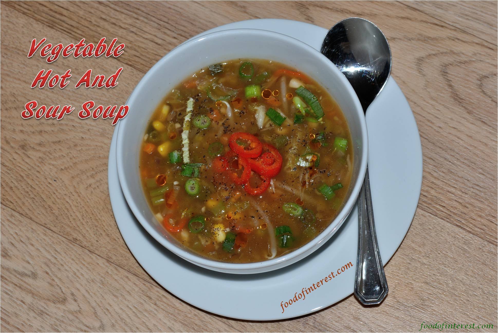 vegetable hot and sour soup