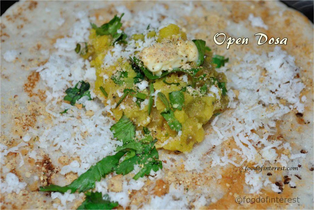 hotel style open dosa