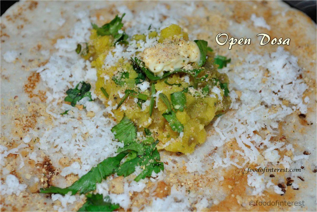 hotel style open dosa