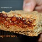 Orange Oat Bars