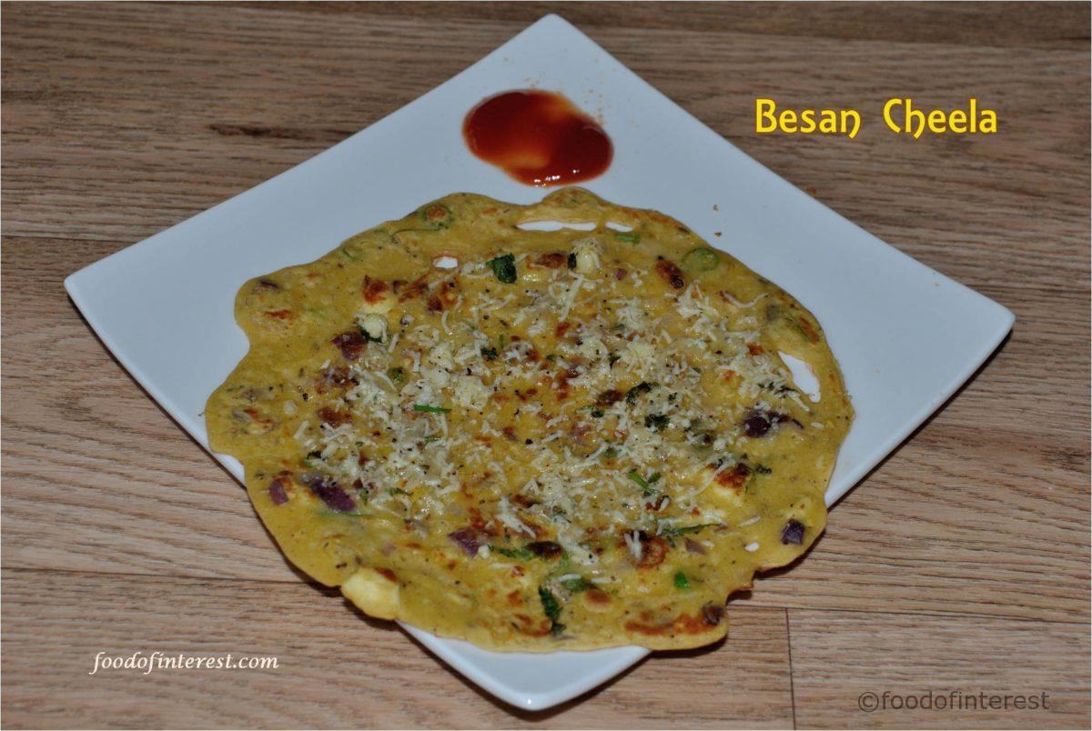 Paneer Besan Cheela | Besan Chilla | Breakfast Recipes