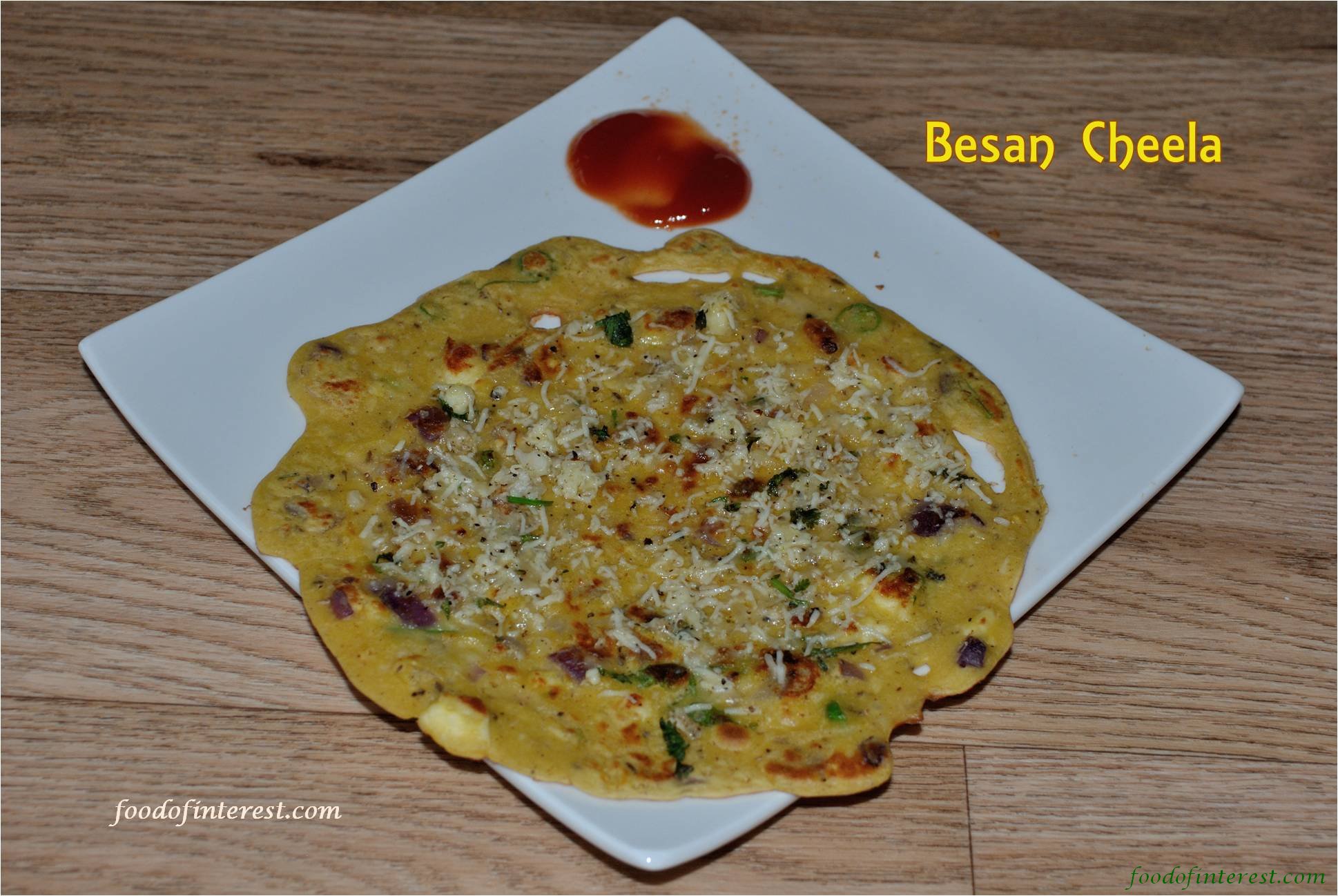 paneer besan cheela