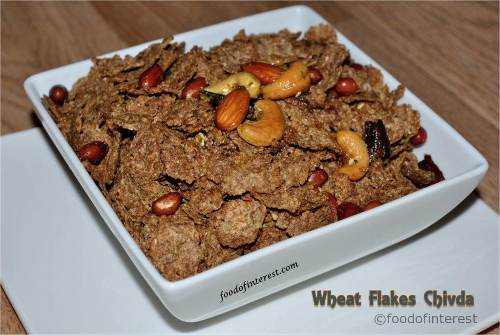 whole wheat flakes chivda