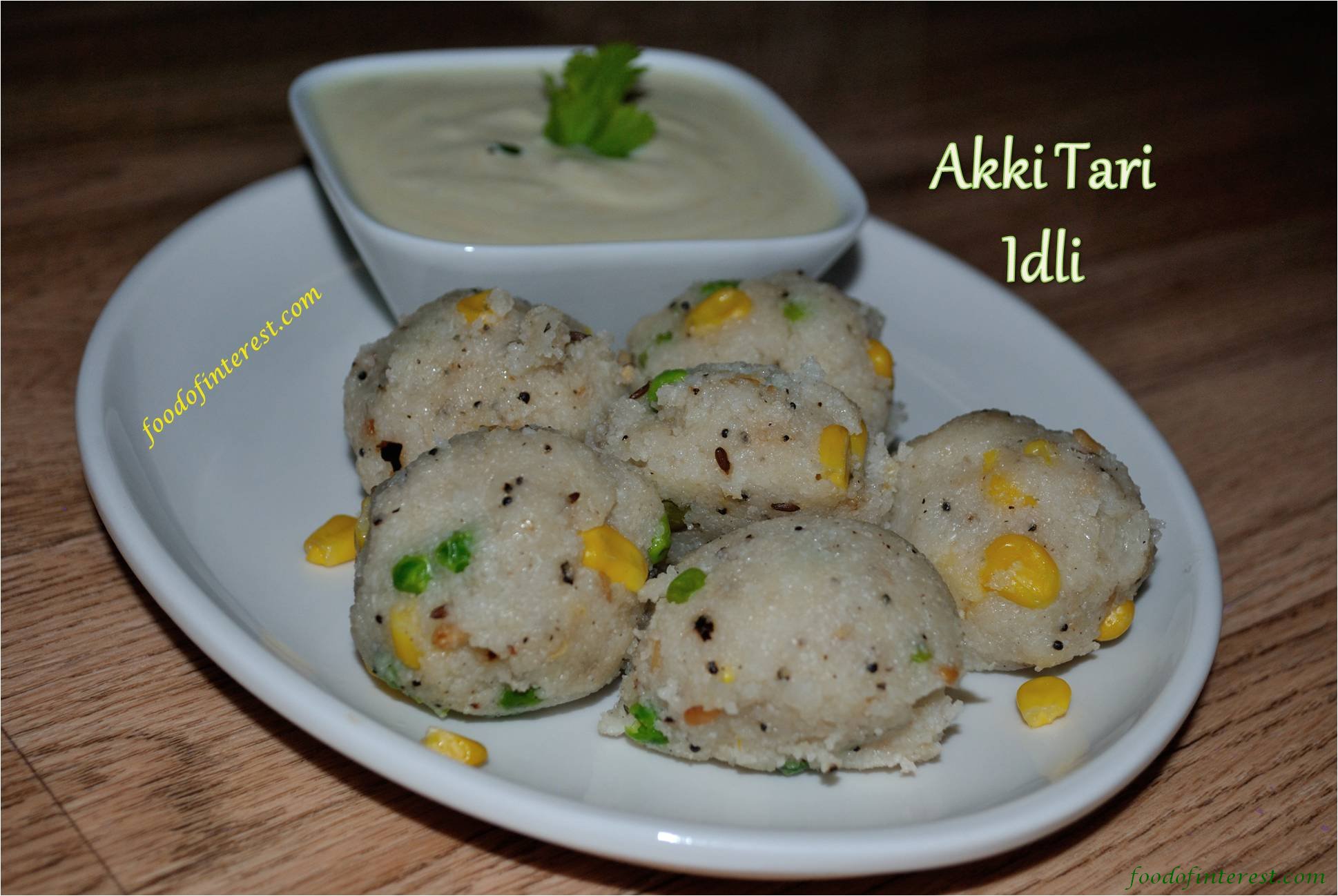 Akki Tari Idli