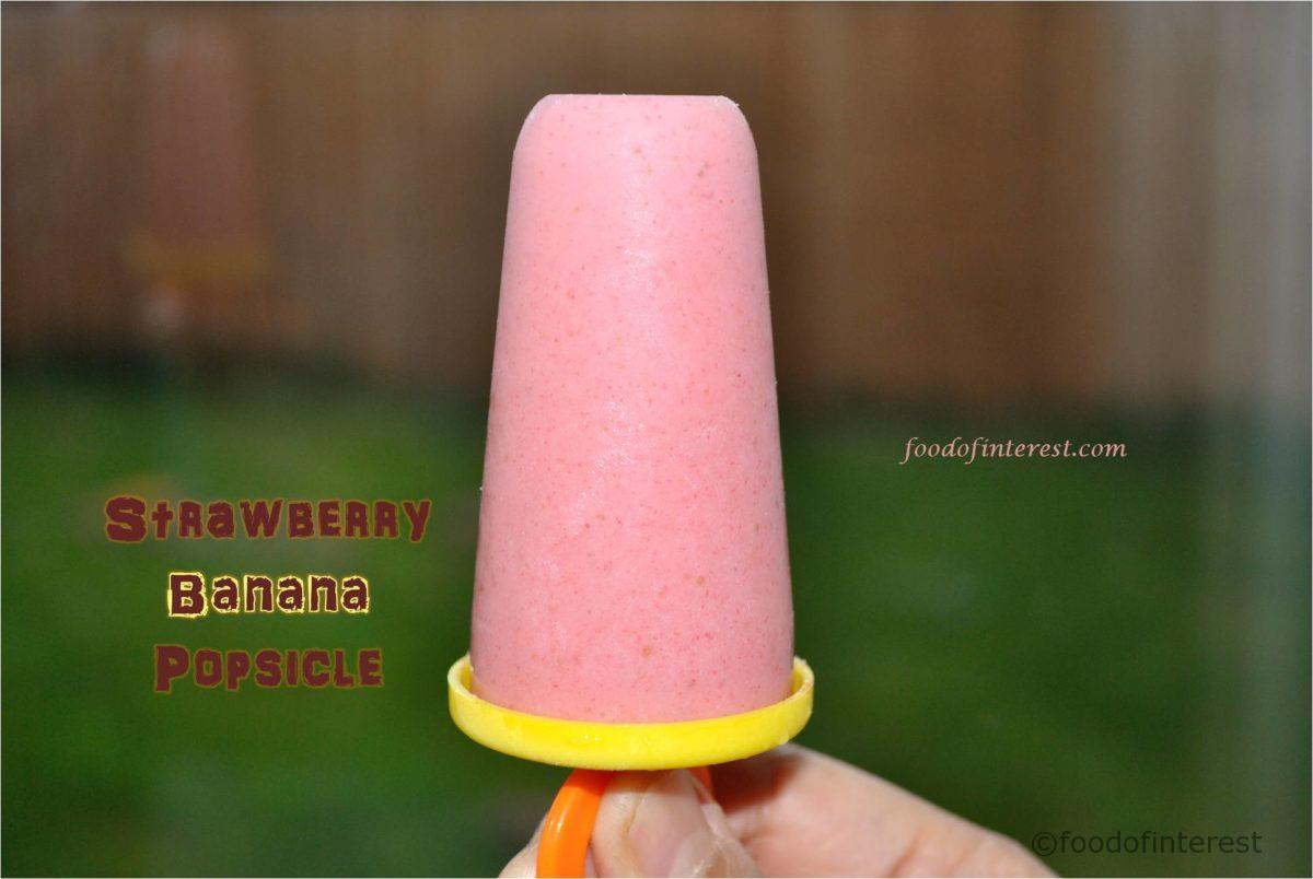 Strawberry Banana Popsicles | Popsicle Recipes