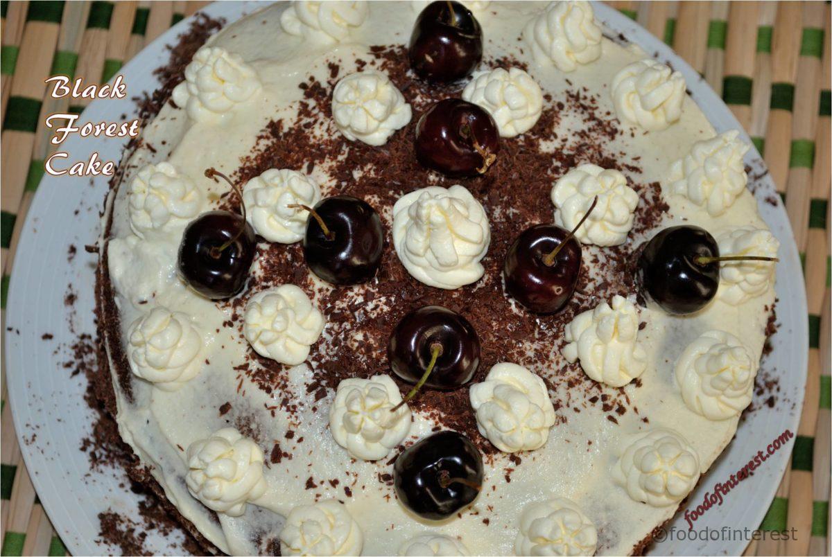 Eggless Black Forest Cake | Cake Recipes