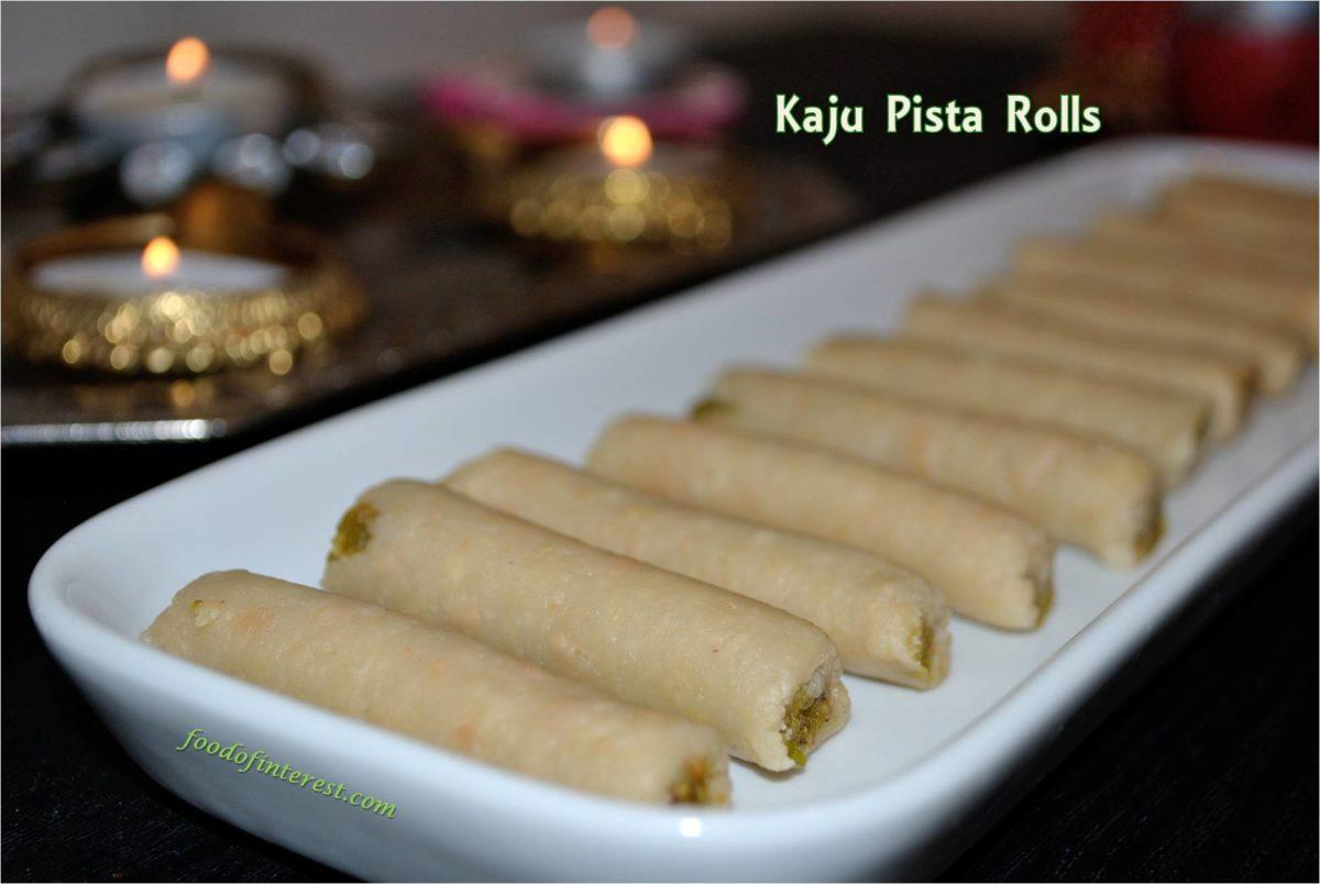 Kaju Pista Rolls | Sweet Recipes | Diwali Recipes