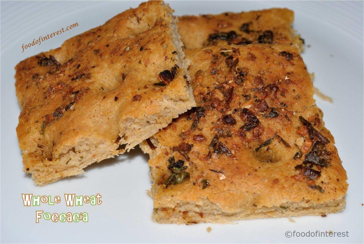 Whole Wheat Foccacia | Bread Recipes