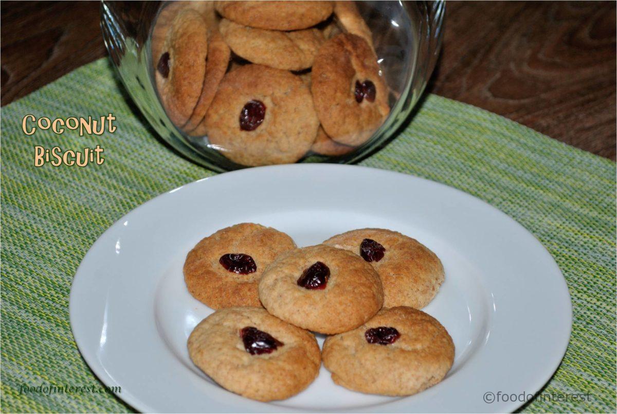 Coconut Biscuit | Kobbri Biscuit | Biscuit Recipes