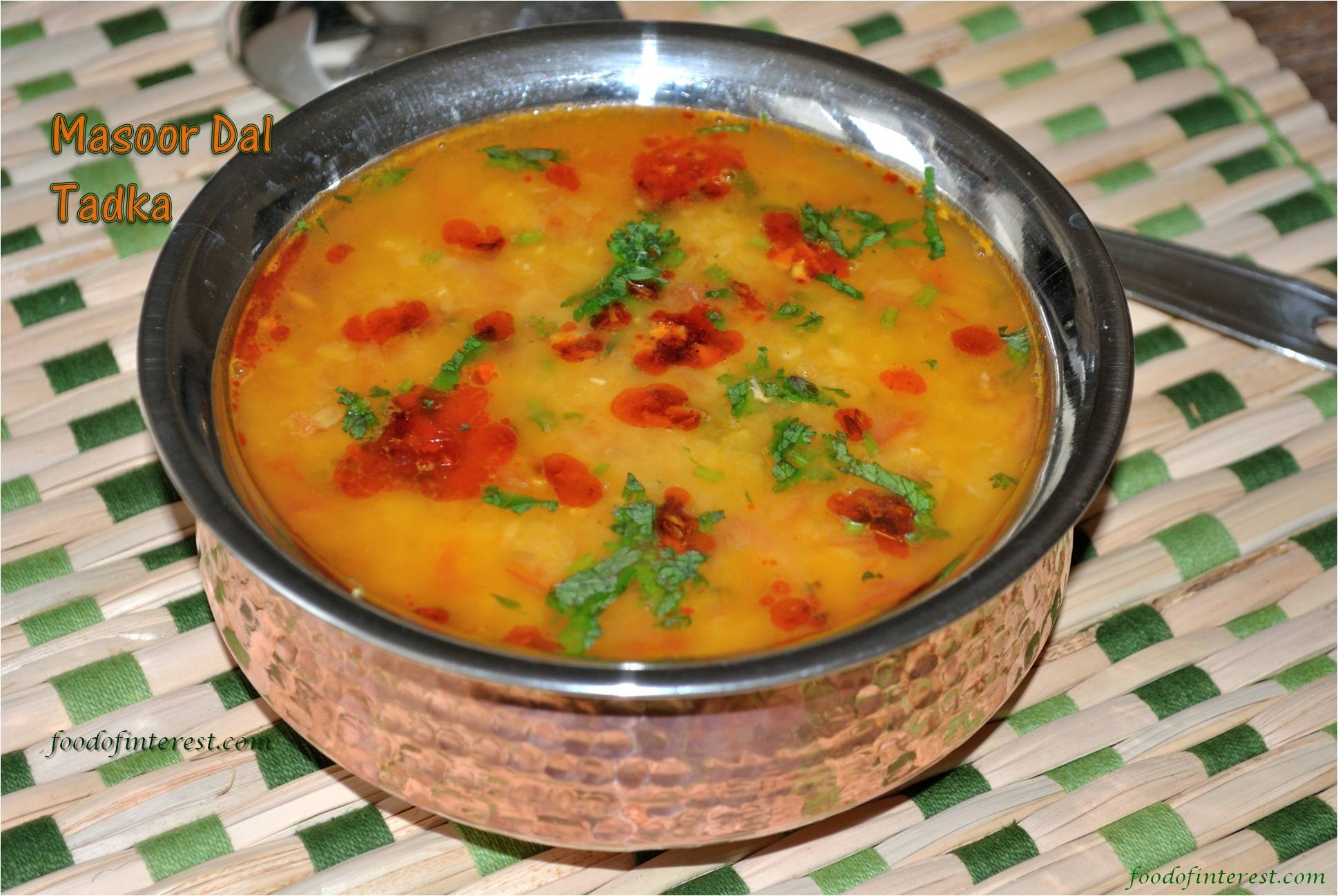 Masoor Dal Tadka