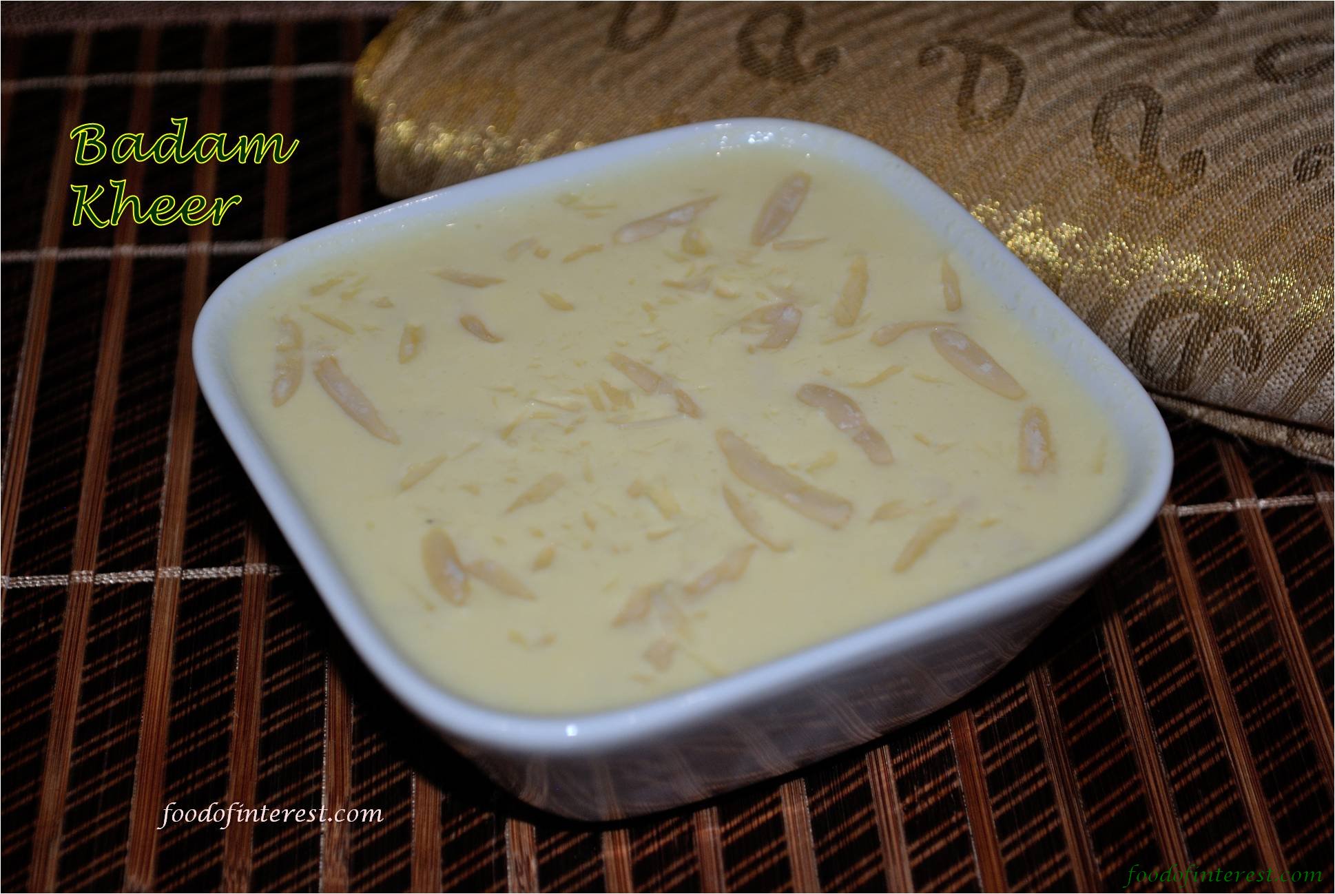 Badam Kheer