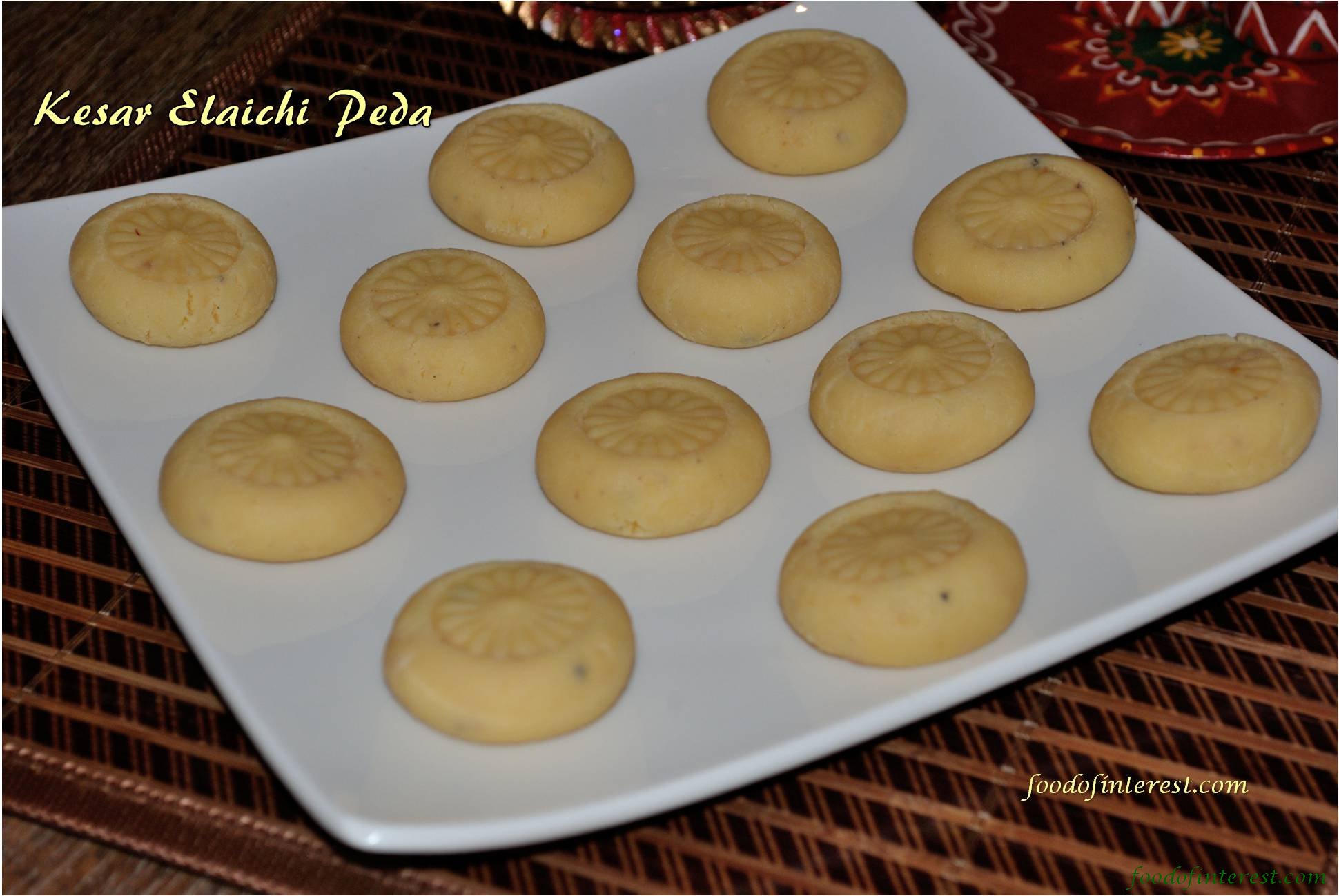 Kesar Elaichi Peda