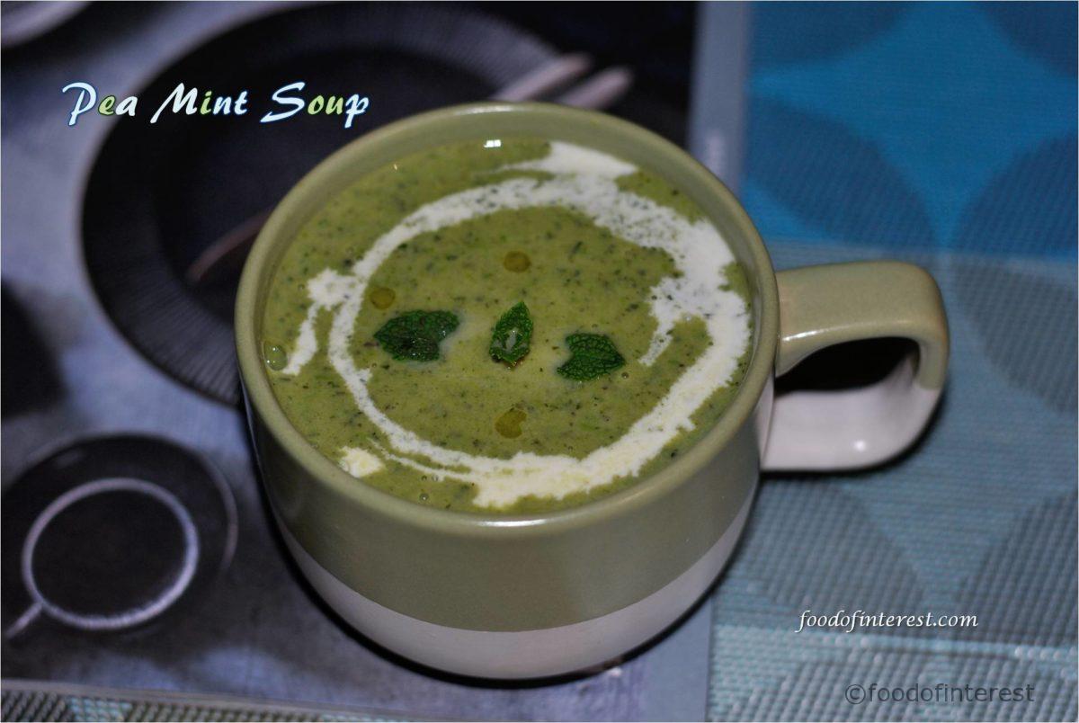 Pea Mint Soup | Matar Pudina Soup | Soup Recipes