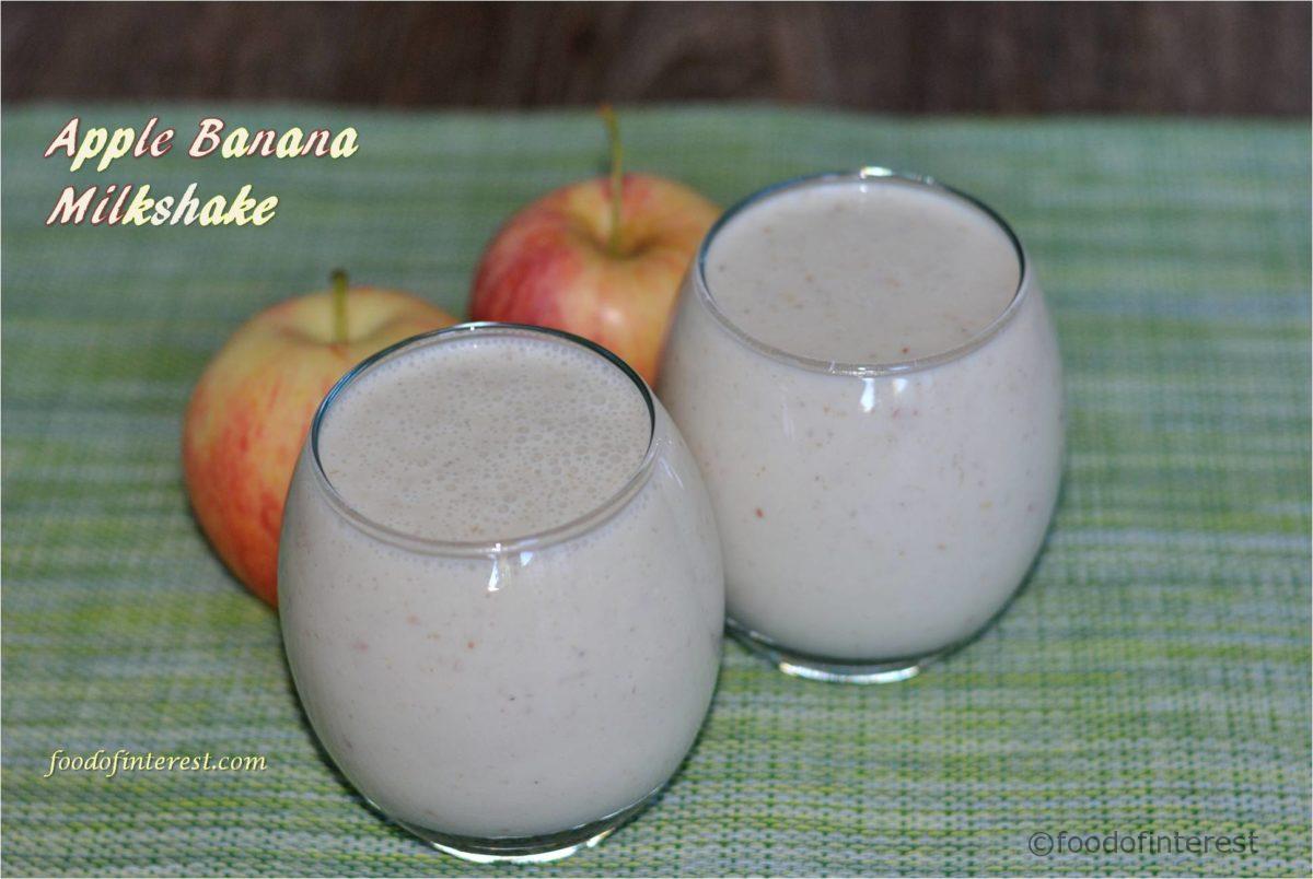 Apple Banana Milkshake | Apple Milkshake | Milkshake Recipes