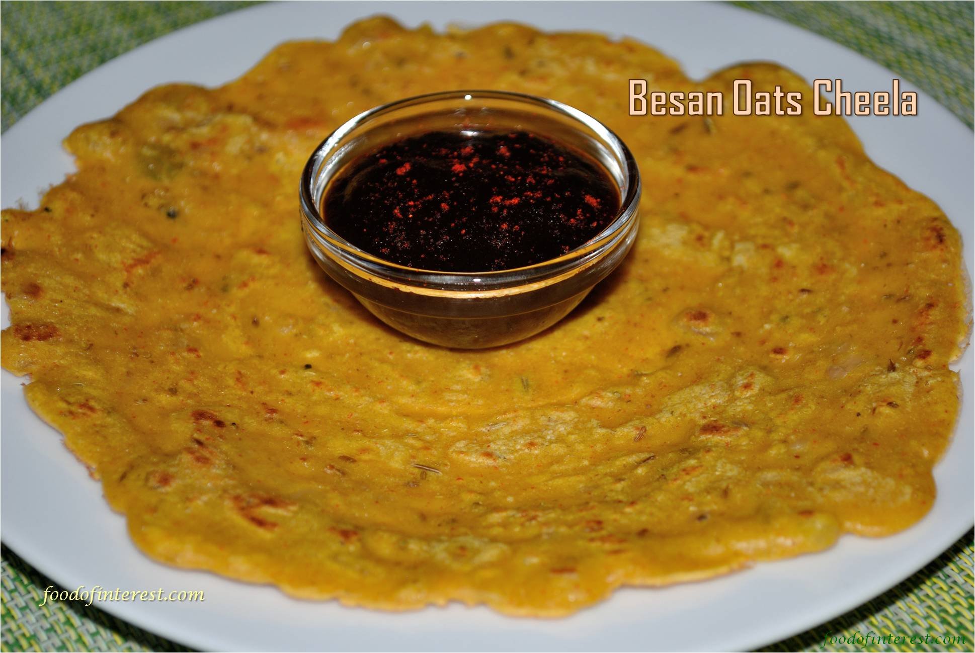 Besan Oats Cheela