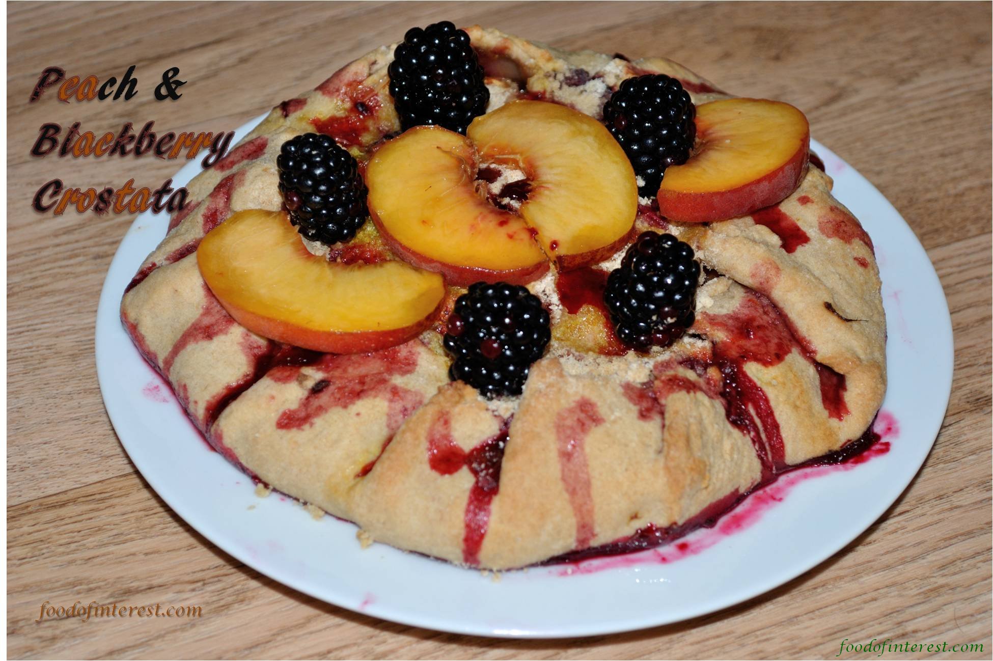 Peach And Blackberry Crostata