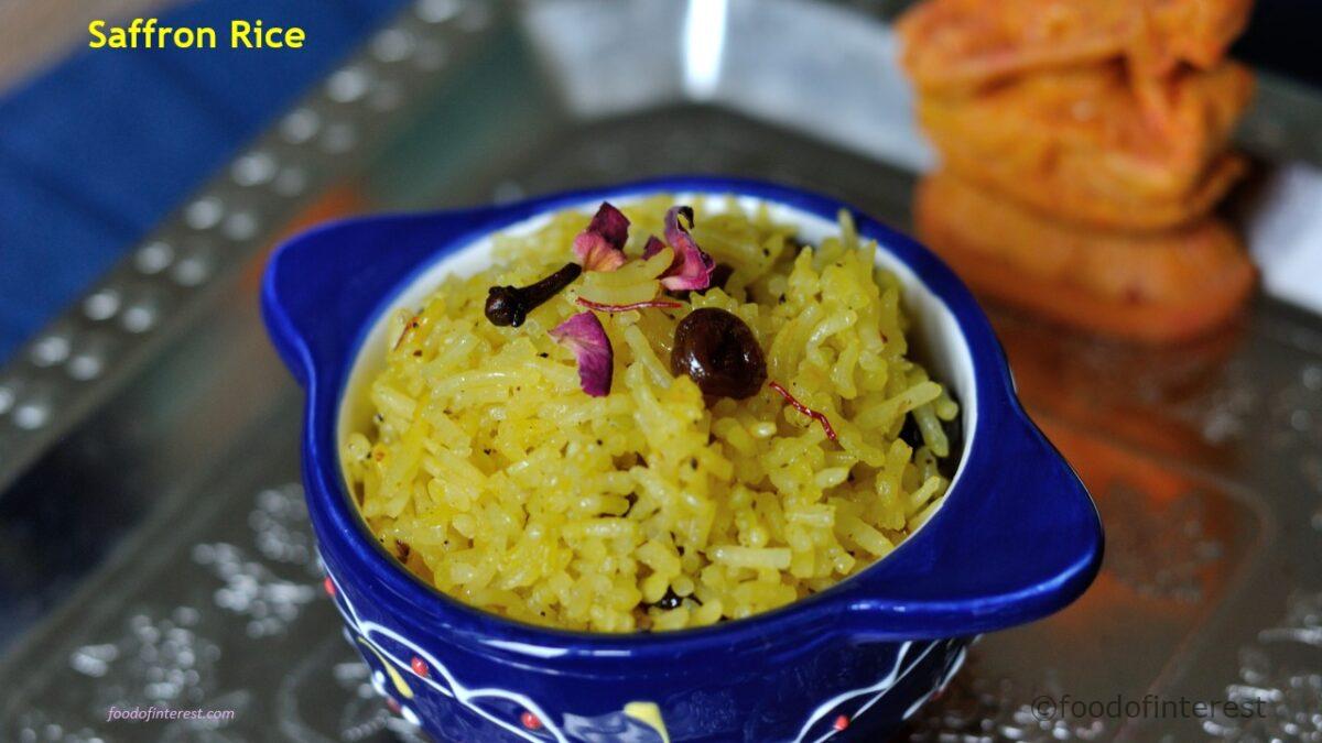 Meethe Chawal | Saffron Rice | Kesar Pulao